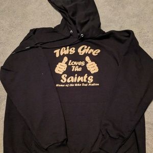 Saints hoodie size large